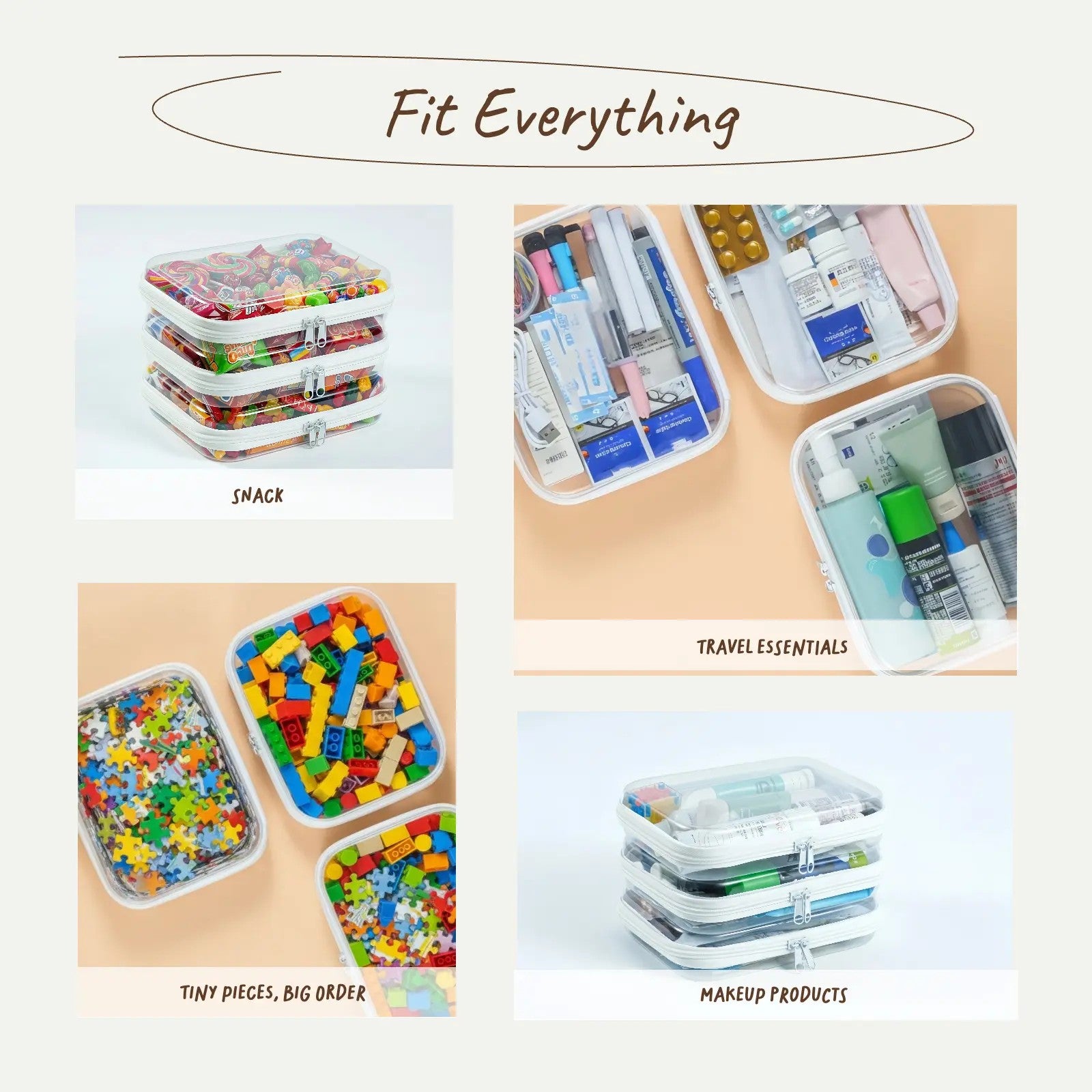 Clear Organizer Storage Box Set — Clutter-Free Living Made Simple