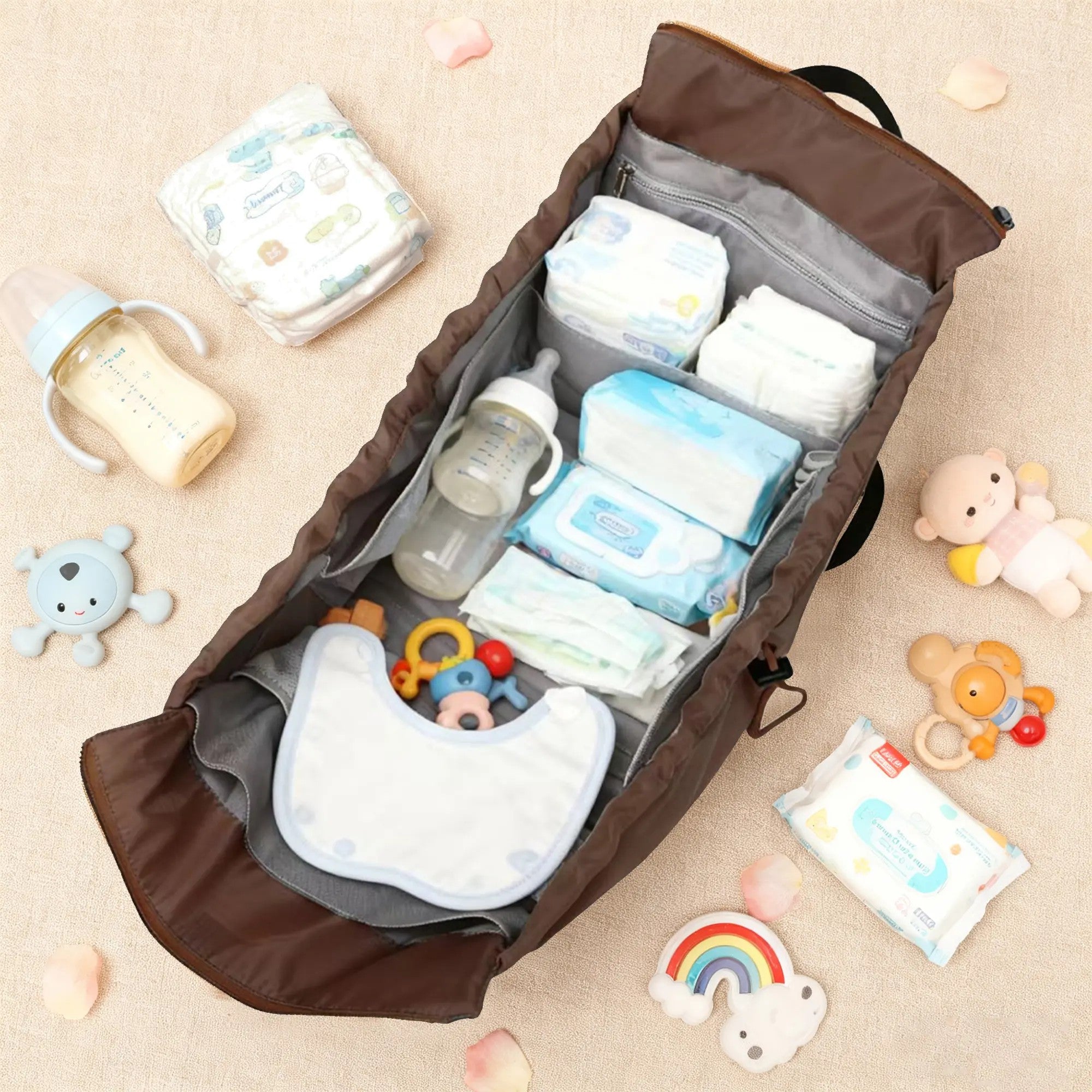Multi-Functional Travel & Diaper Bag — Made for Busy Days, Built for Real Life